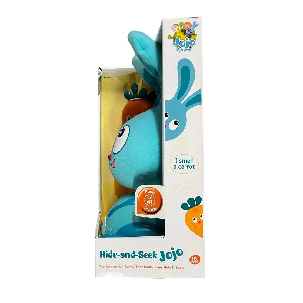 Ouaps Hide-and-Seek Jojo Interactive Talking Bunny Toy Blue 61019 Silverlit